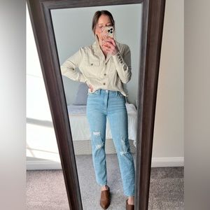 MAX Jeans XS Cropped Button Up Shirt